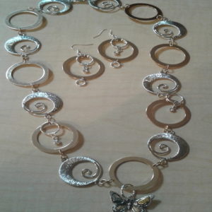 Gold & Silver Butterfly
